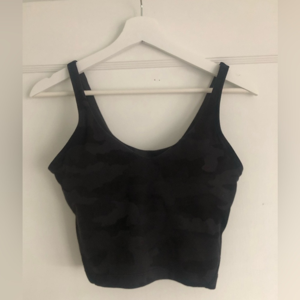 Lululemon Align Tank - Black Camouflage